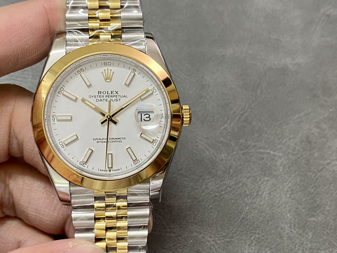 Rolex Datejust 41 Stainless Steel and Yellow Gold M126303 0016 Men's Watch